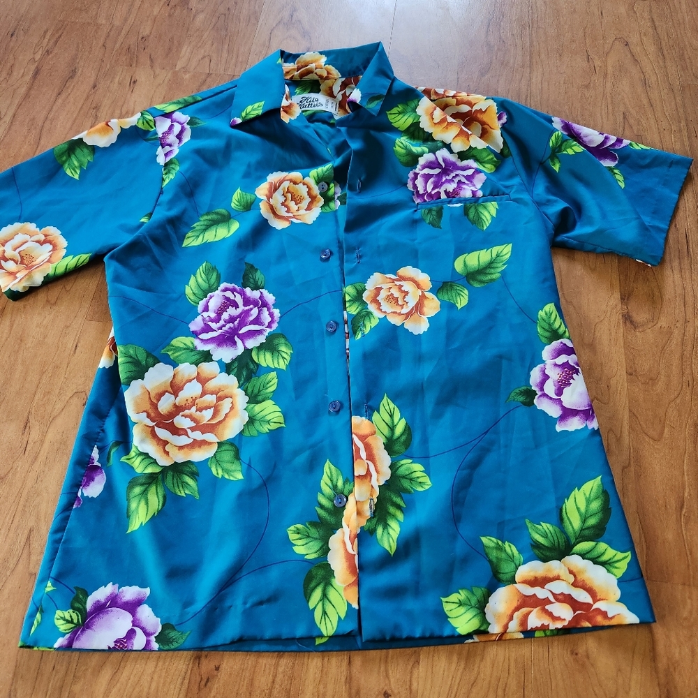 HILO HATTIE Vintage Short Sleeve 1970s